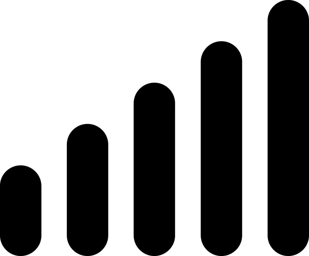 Bars Vector Icon Design