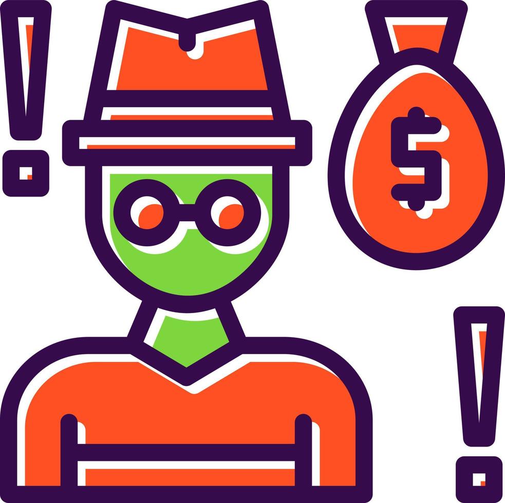 Robbery Vector Icon Design