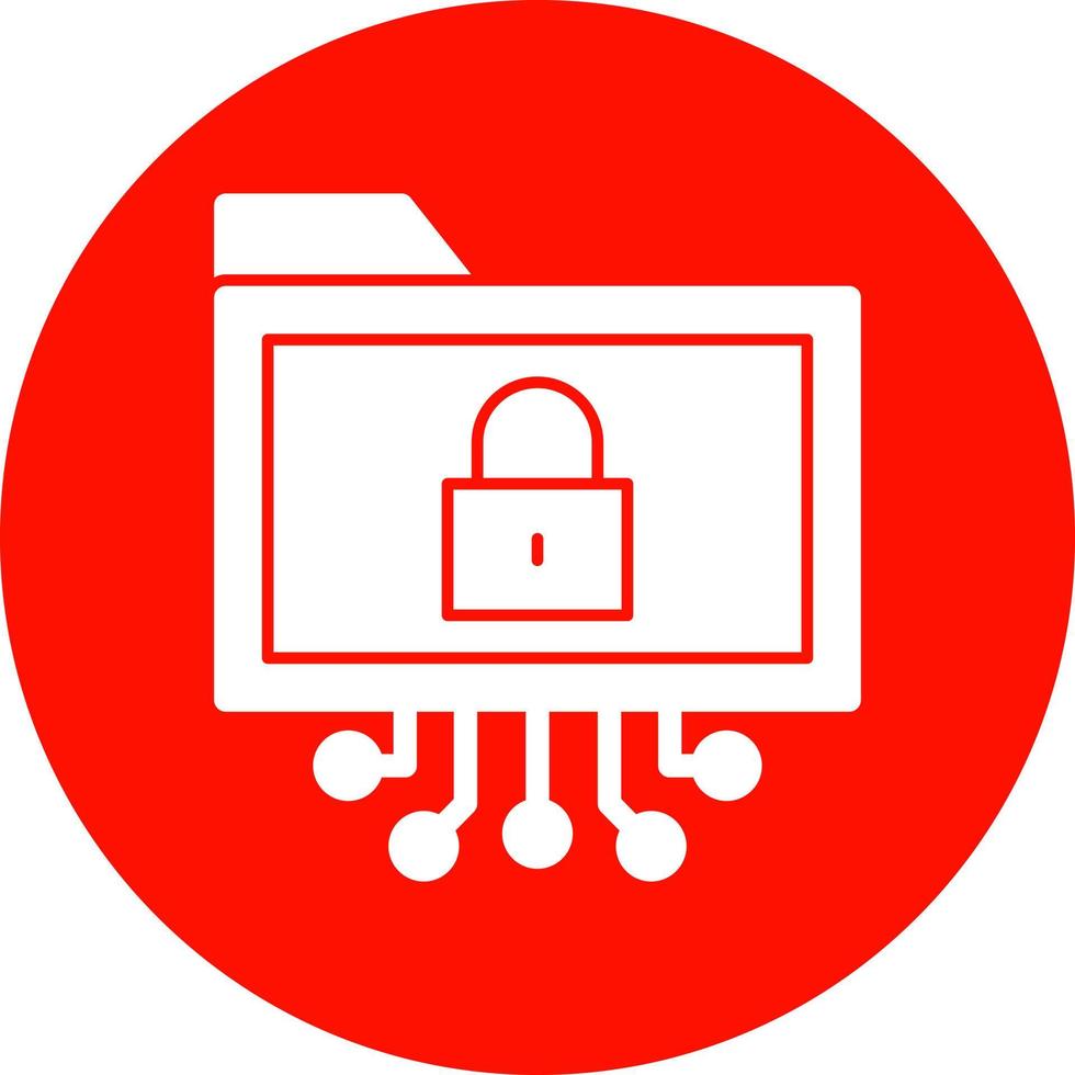 Data Encryption Vector Icon Design