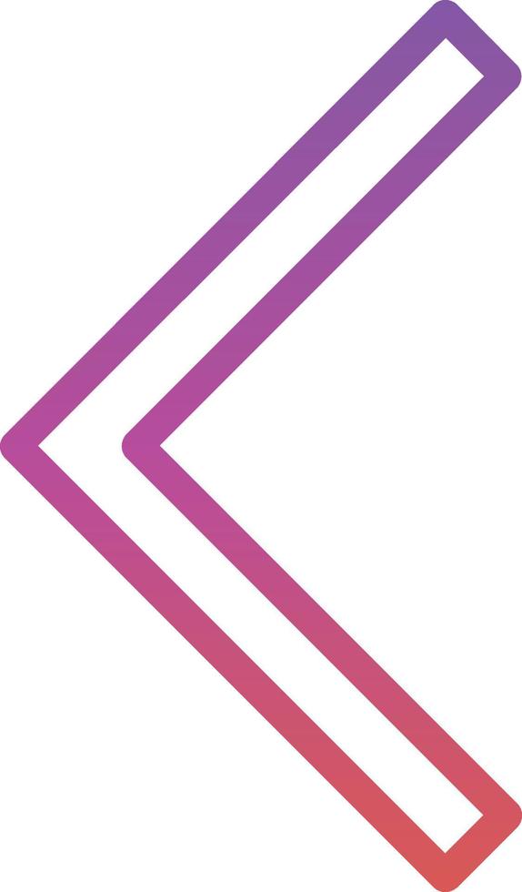 Chevron Left Vector Icon Design
