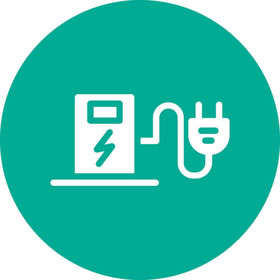 Charging Station Vector Icon Design