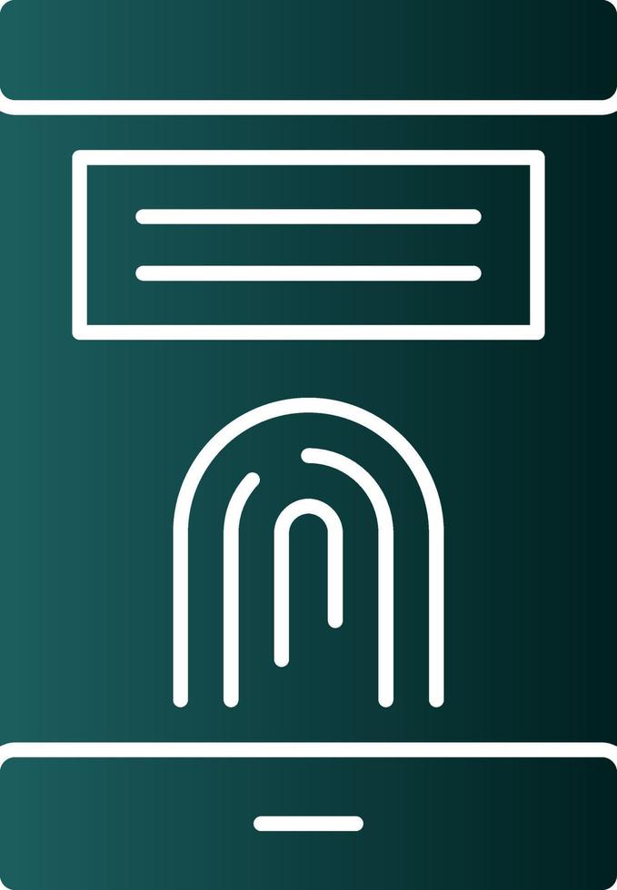Finger Print Vector Icon Design