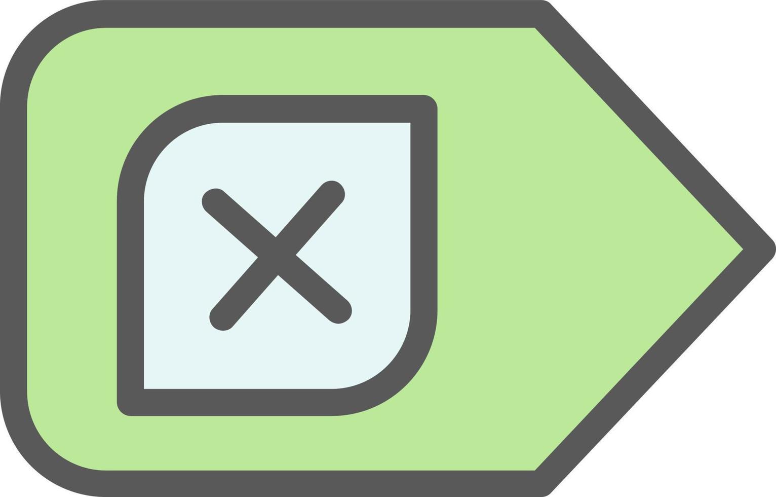 Backspace Vector Icon Design