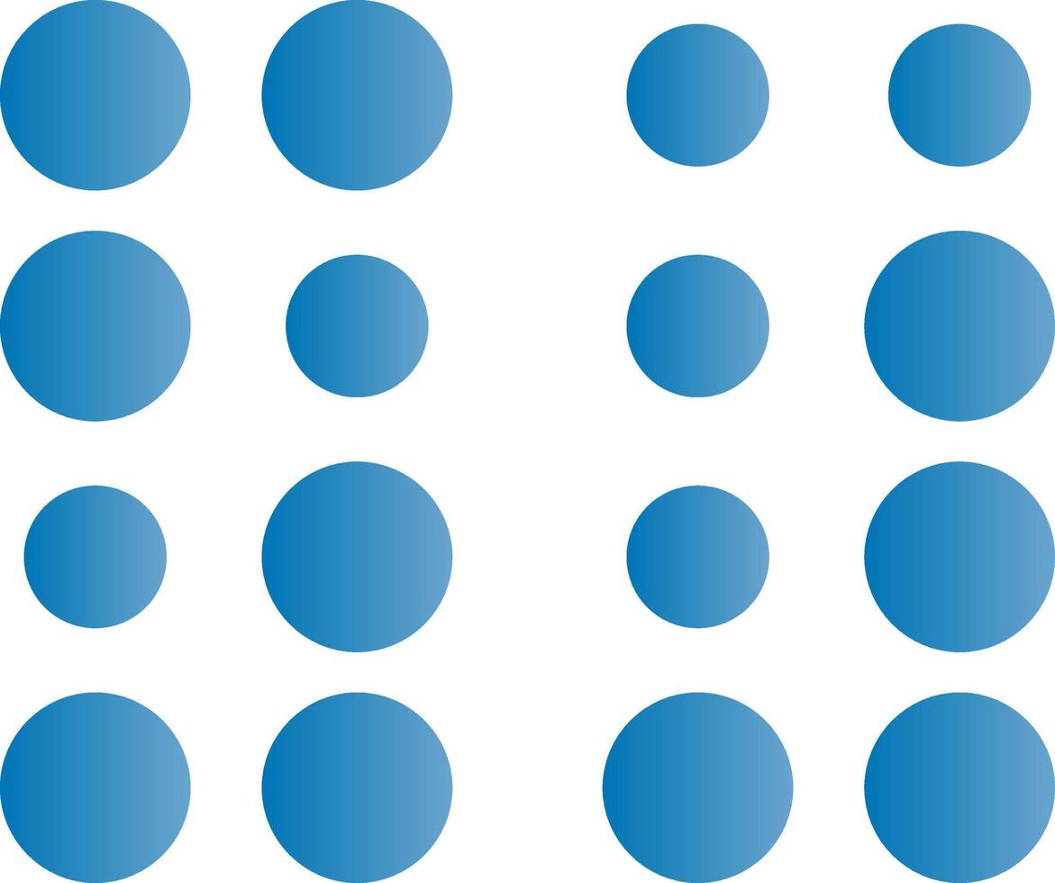Braille Vector Icon Design