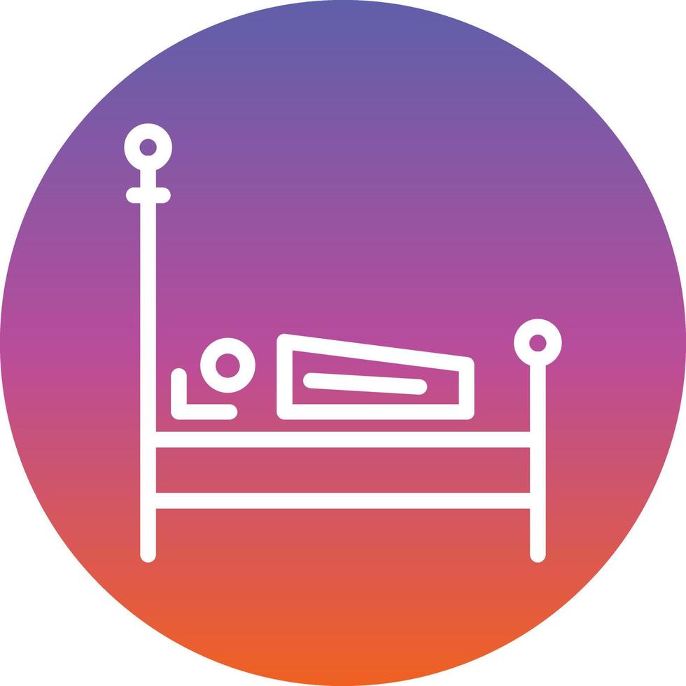 Bed Vector Icon Design