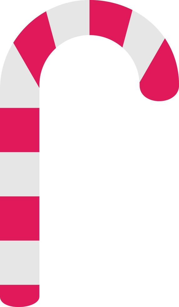 Candy Cane Vector Icon Design
