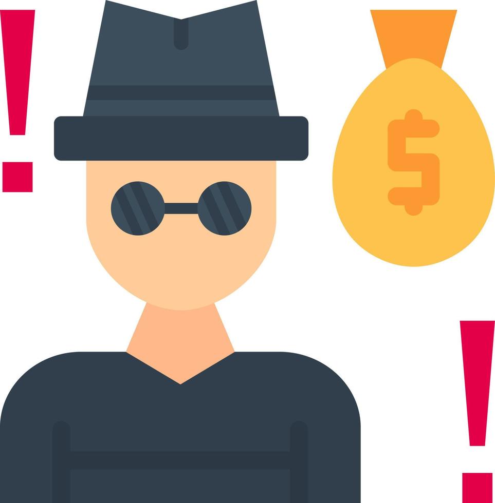 Robbery Vector Icon Design