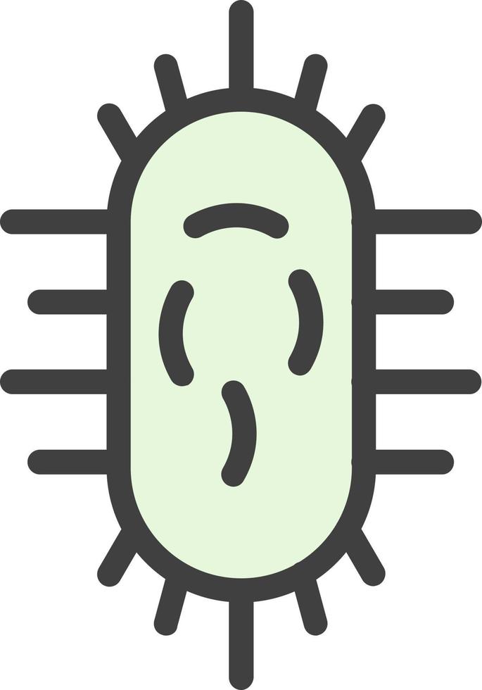 diseño de icono de vector de bacterias