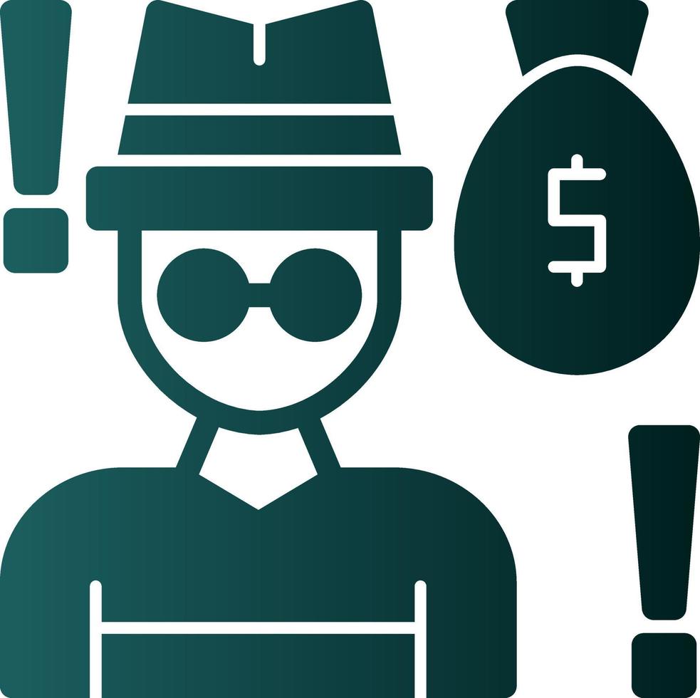 Robbery Vector Icon Design