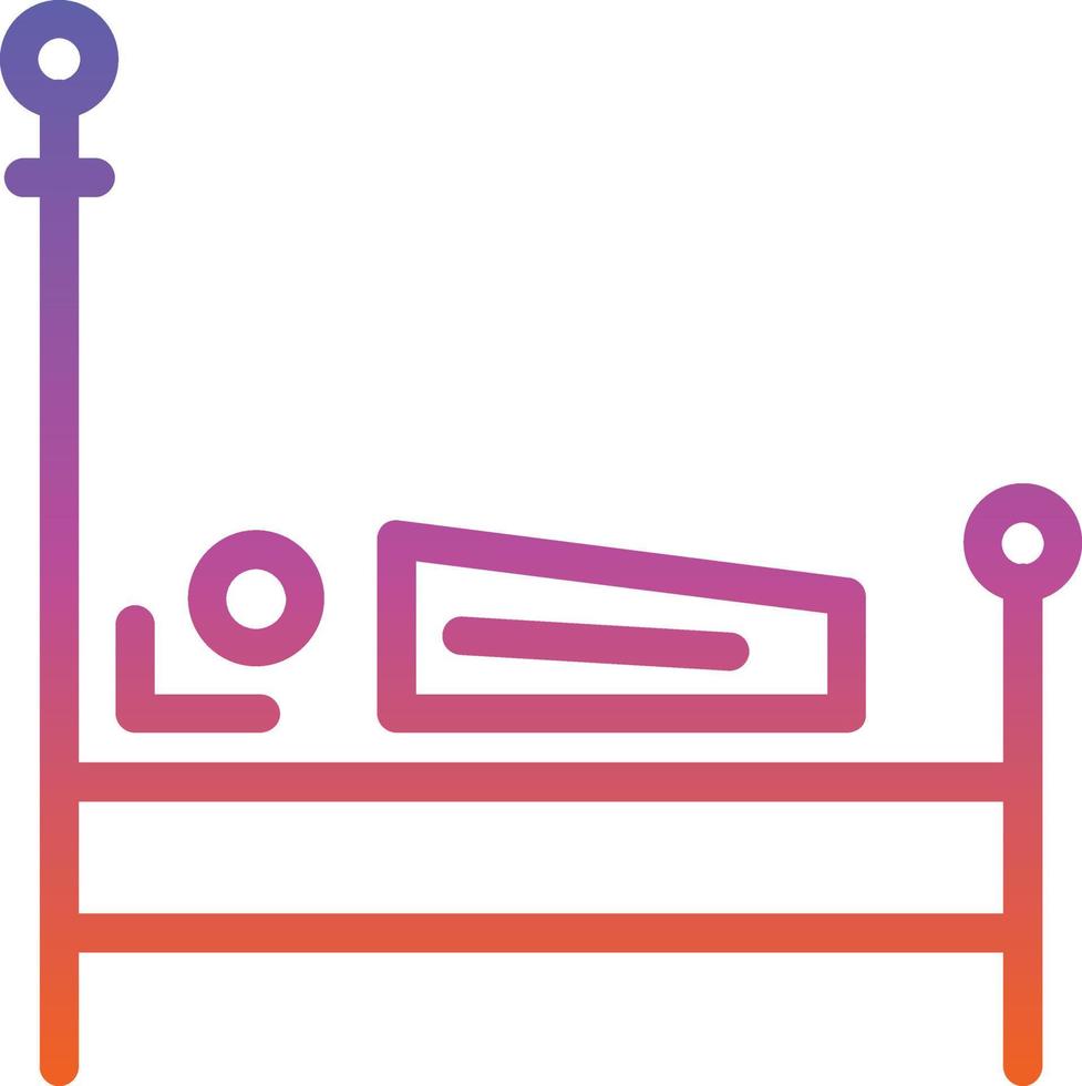 Bed Vector Icon Design