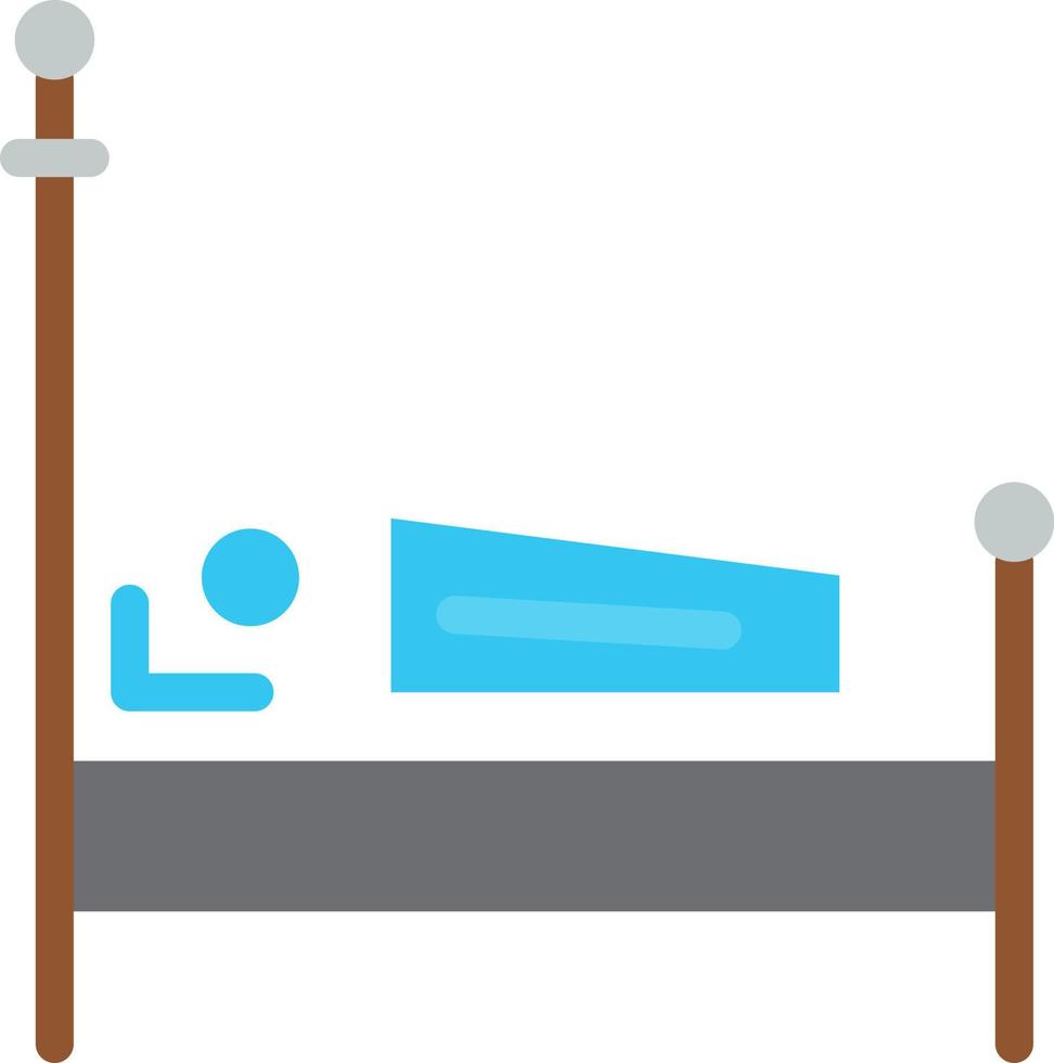 diseño de icono de vector de cama