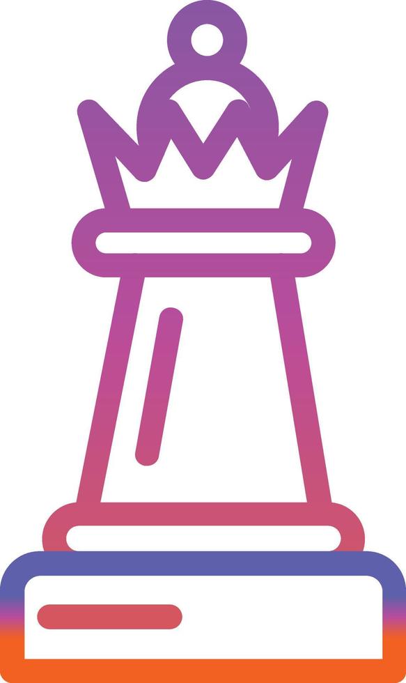 Chess Queen Vector Icon Design