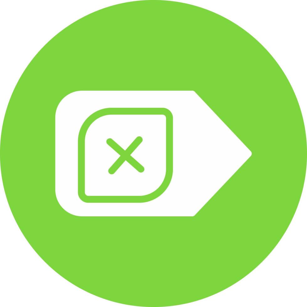 Backspace Vector Icon Design