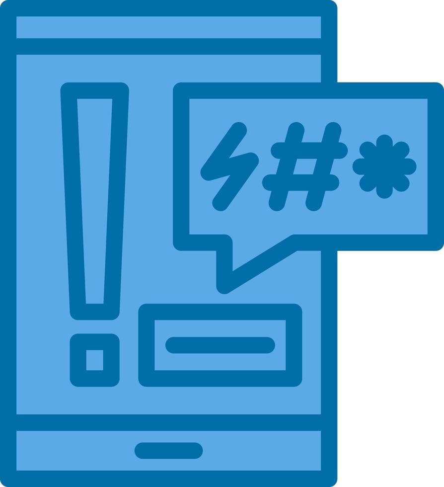 Cyber Bulling Vector Icon Design