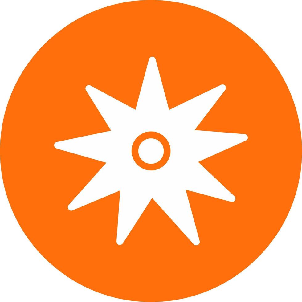 Bahai Vector Icon Design