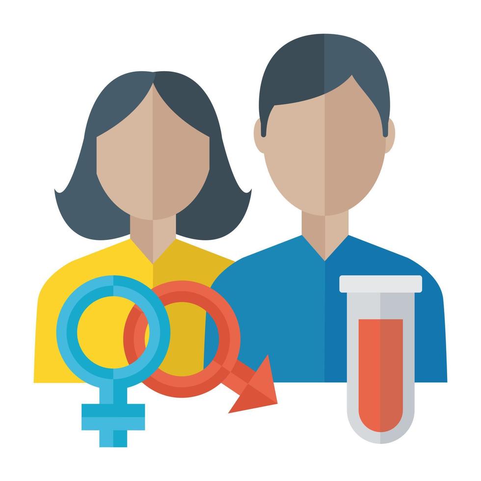 Trendy Gender Identity vector