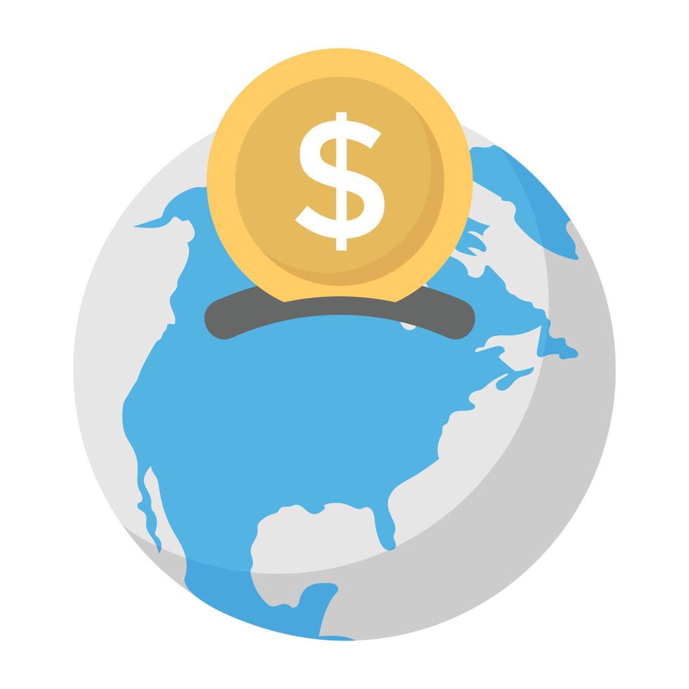 Trendy Global Currency vector