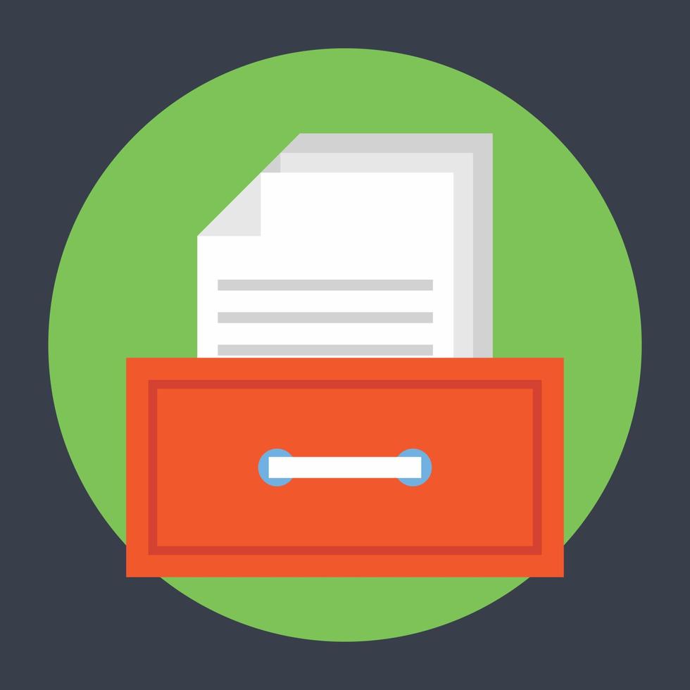 Trendy Archive Concepts vector