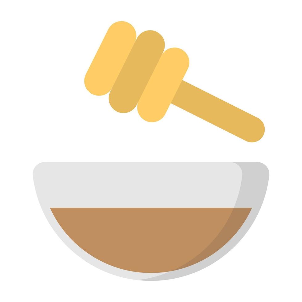 Trendy Honey Treatment vector
