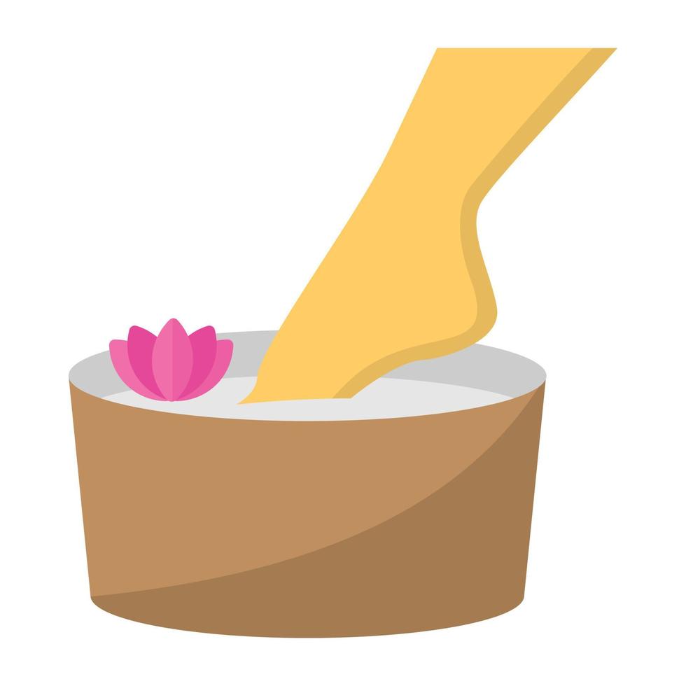 Trendy Foot Spa 15005191 Vector Art at Vecteezy