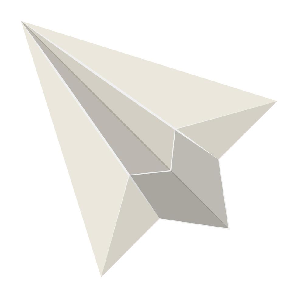 Trendy Paper Plane vector