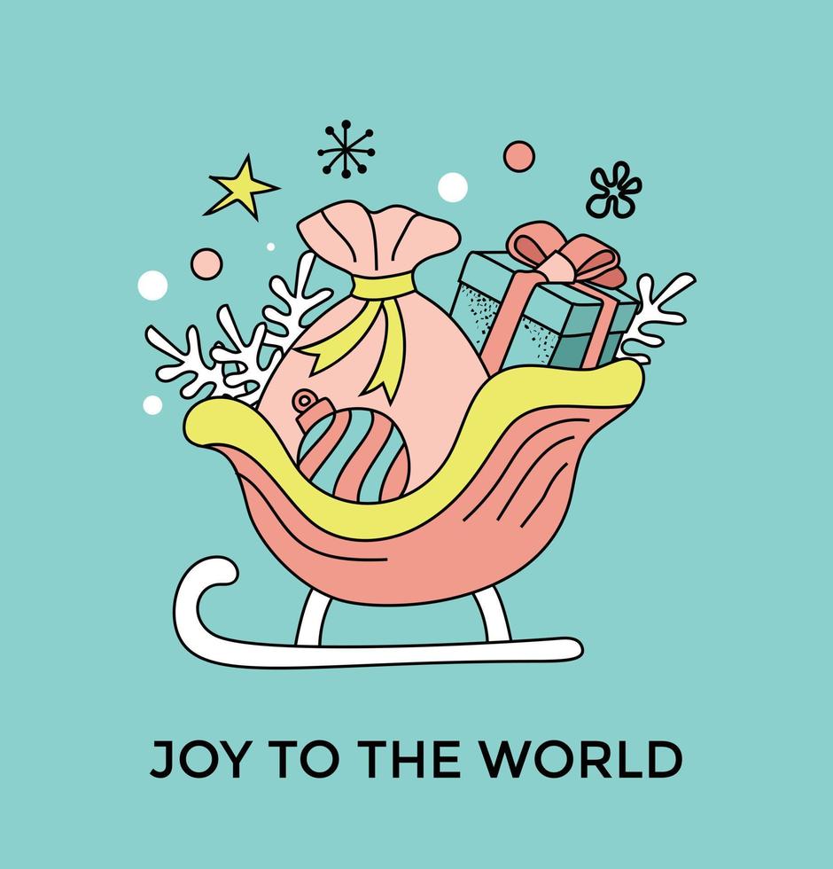 Joy to The World vector