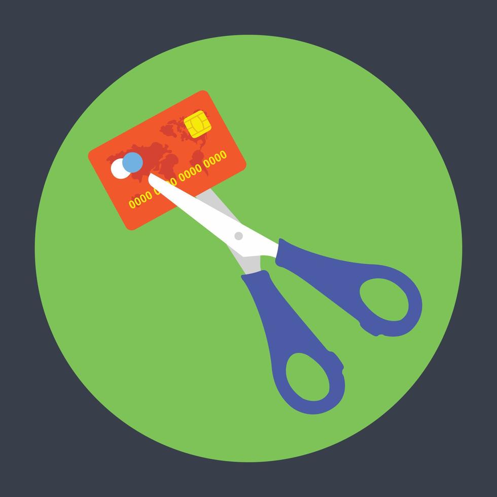 Credit Card Deductions vector