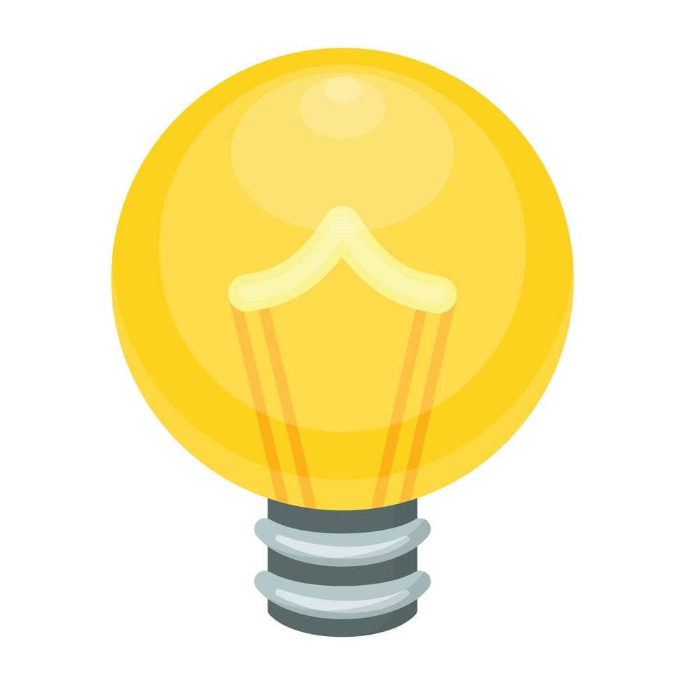 Trendy Bulb Concepts vector