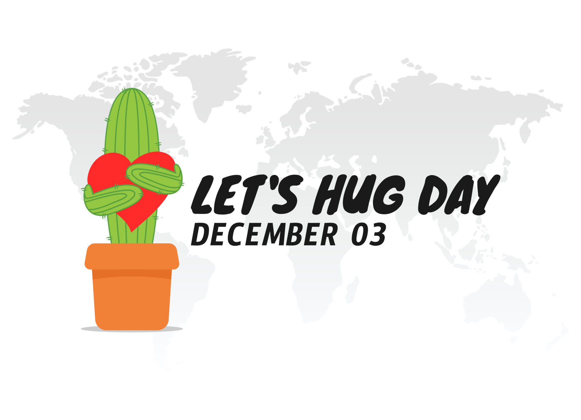 vector graphic of let's hug day good for let's hug day celebration