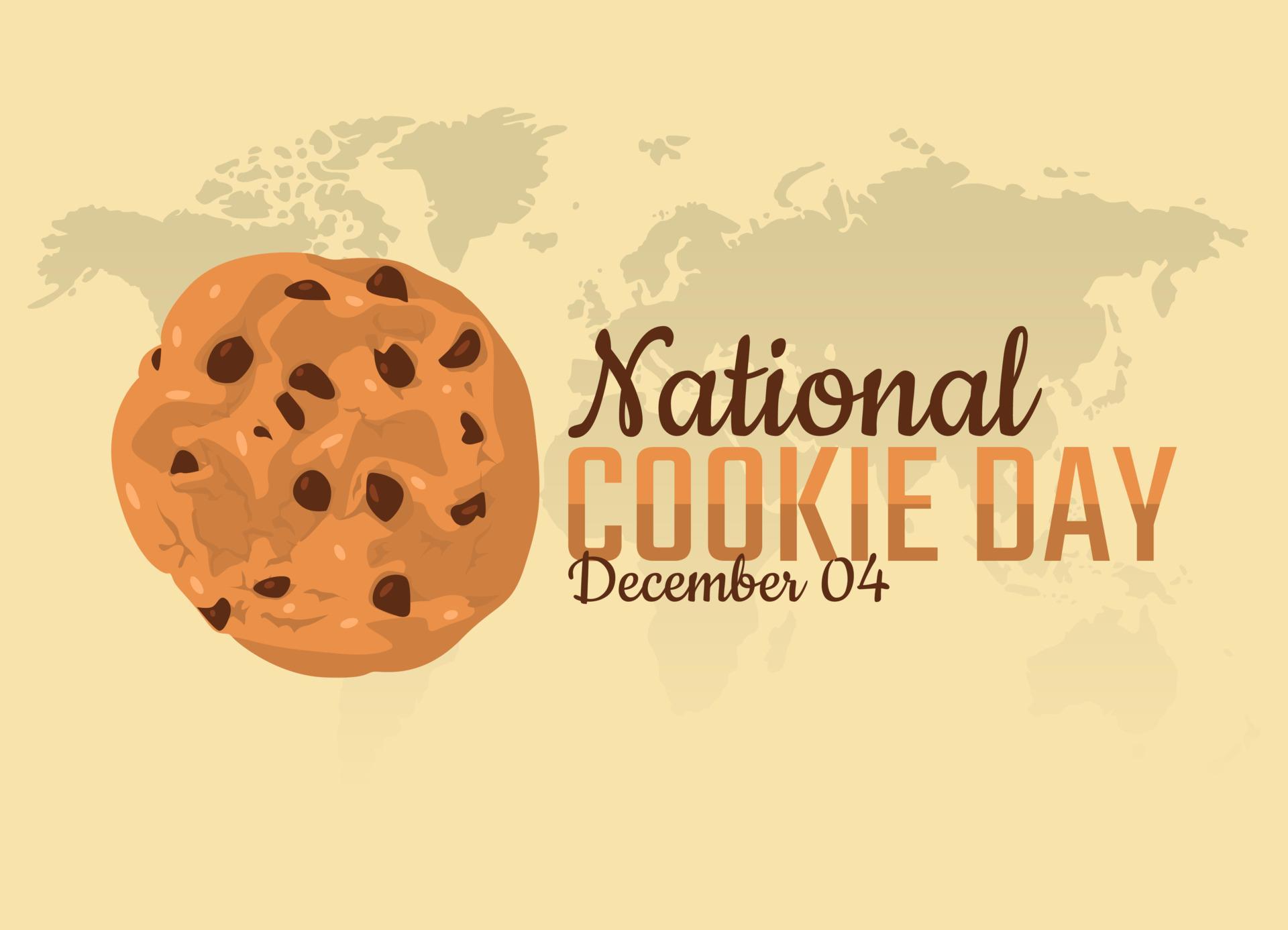 vector graphic of national cookie day good for national cookie day