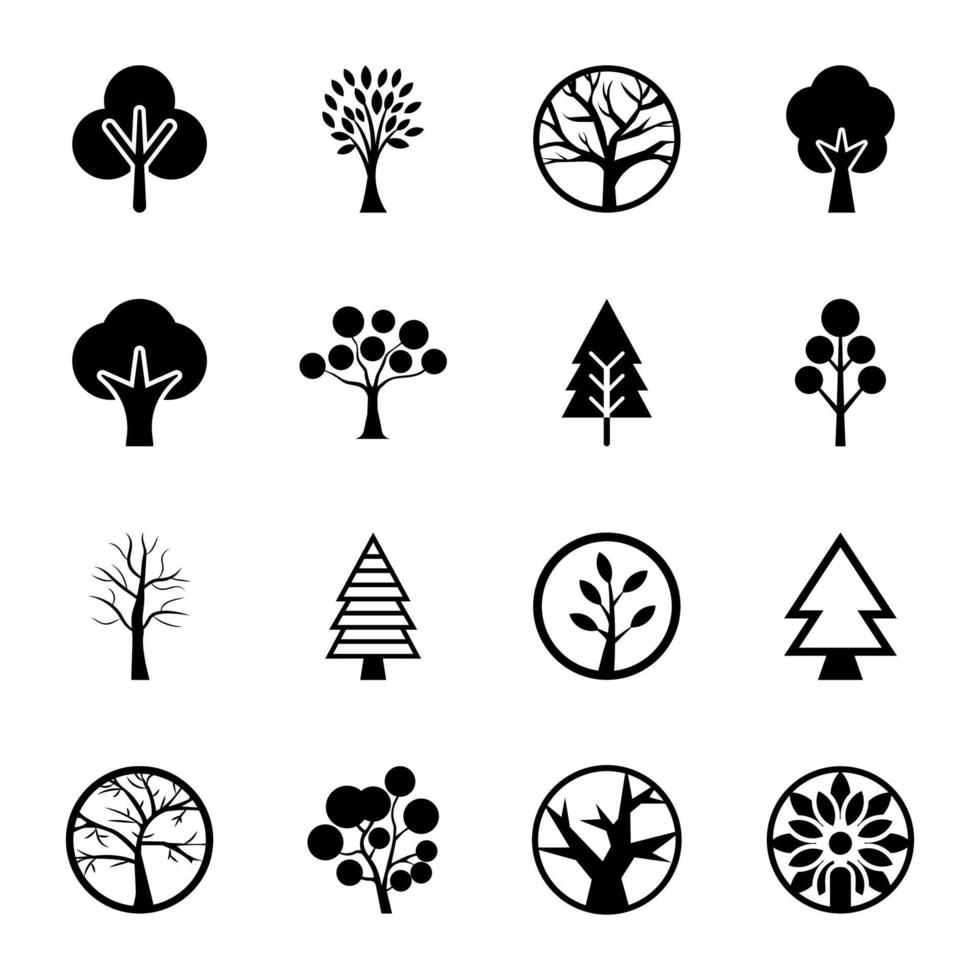 Pack of Eco Glyph Icons vector