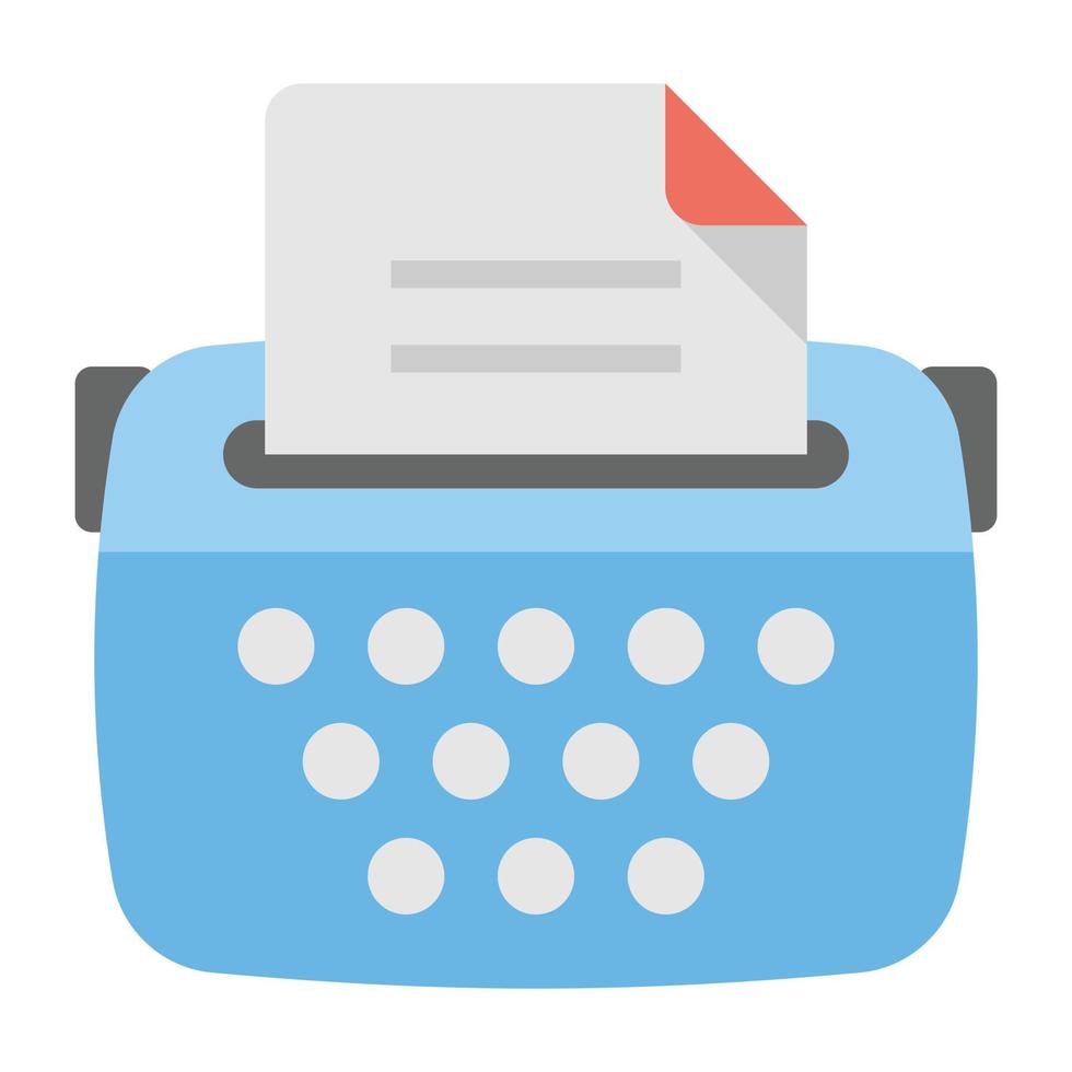 Trendy Typewriter Concepts vector