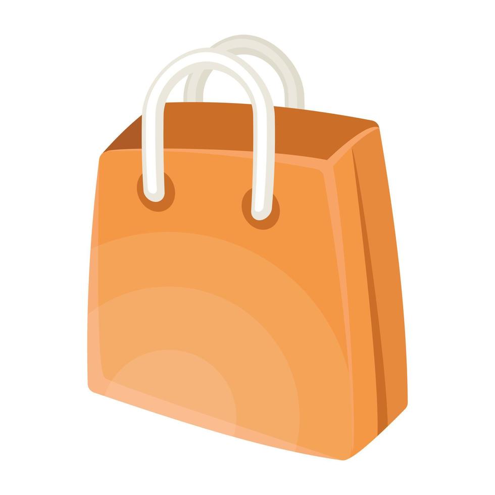 Trendy Shopping Bag vector