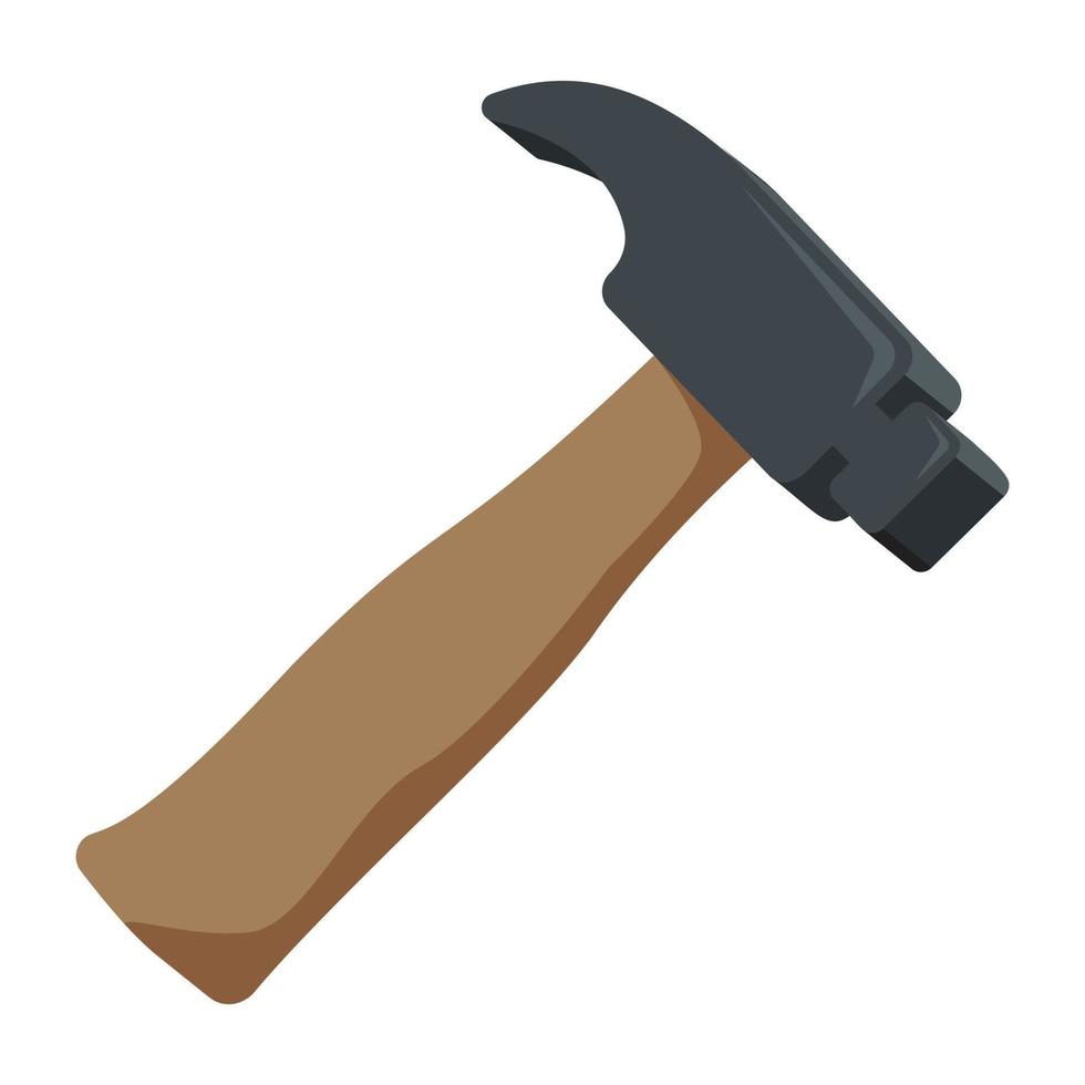 Curve Claw Hammer vector