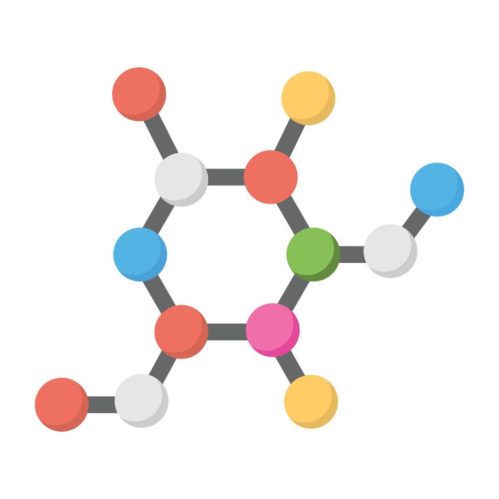 Trendy Molecules Concepts vector