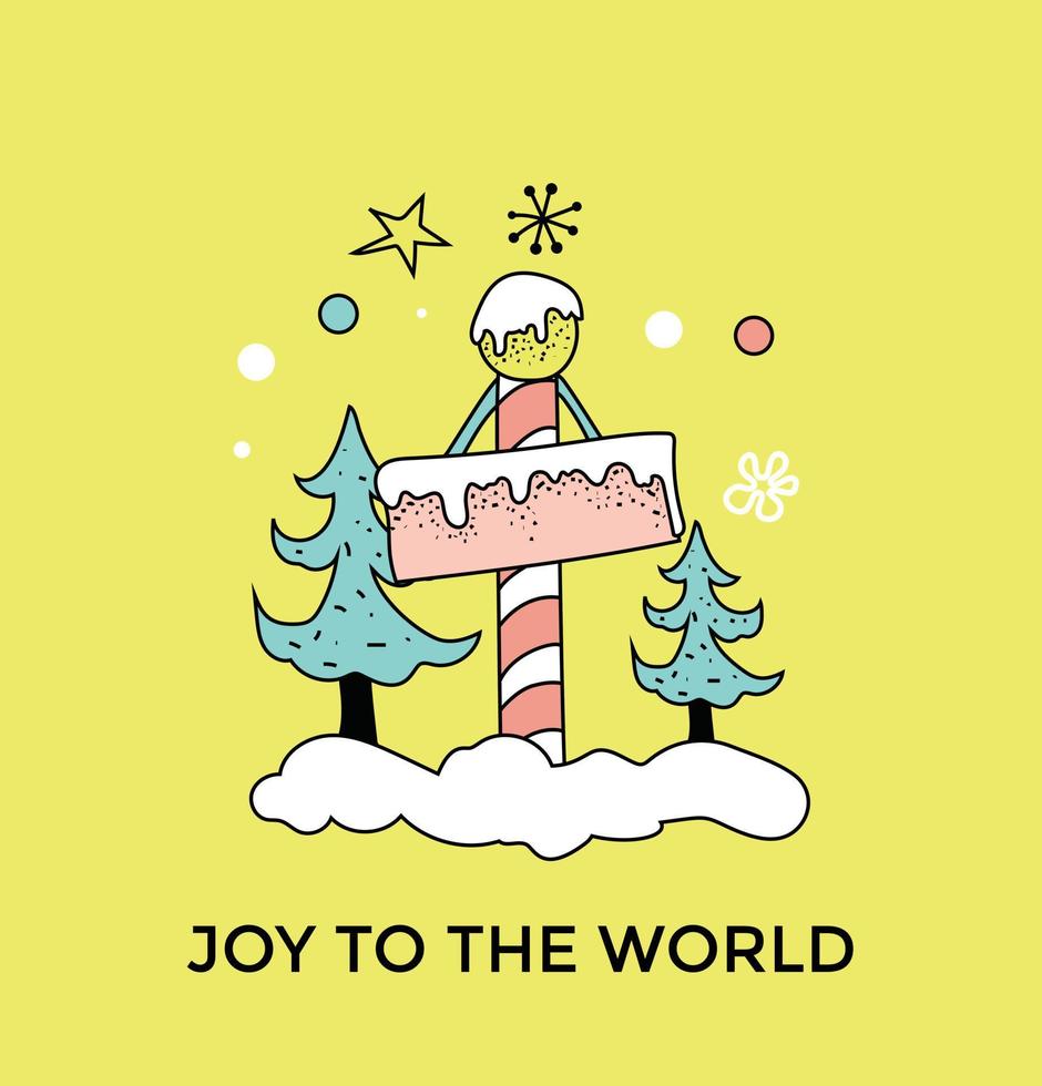 Joy to The World vector