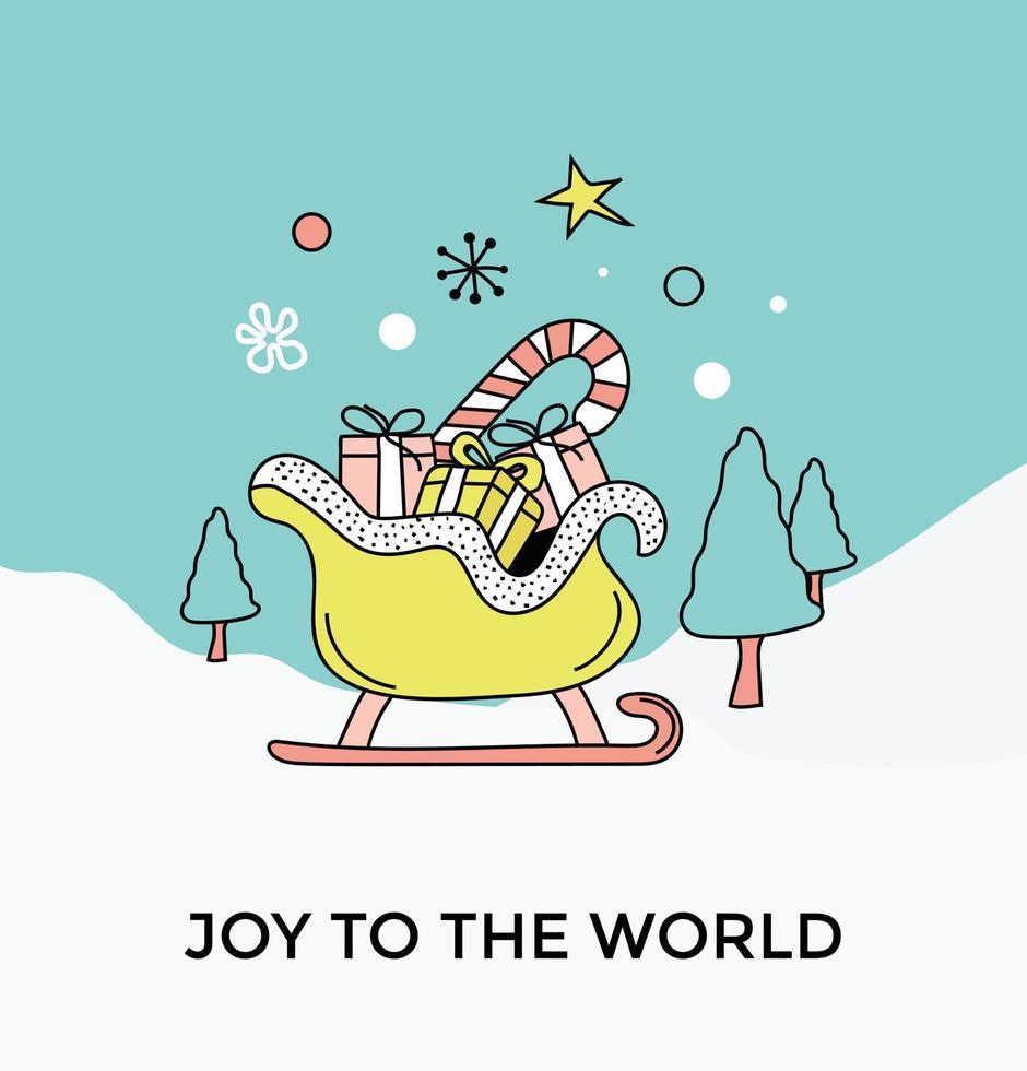 Joy to The World vector