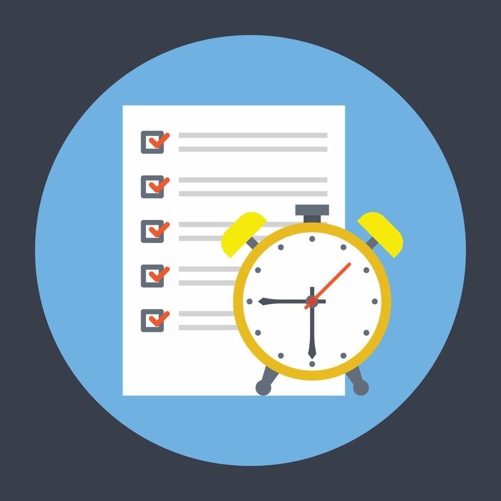 Trendy Reminder Concepts vector