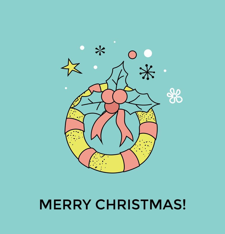 Trendy Mistletoe Concepts 15006040 Vector Art at Vecteezy