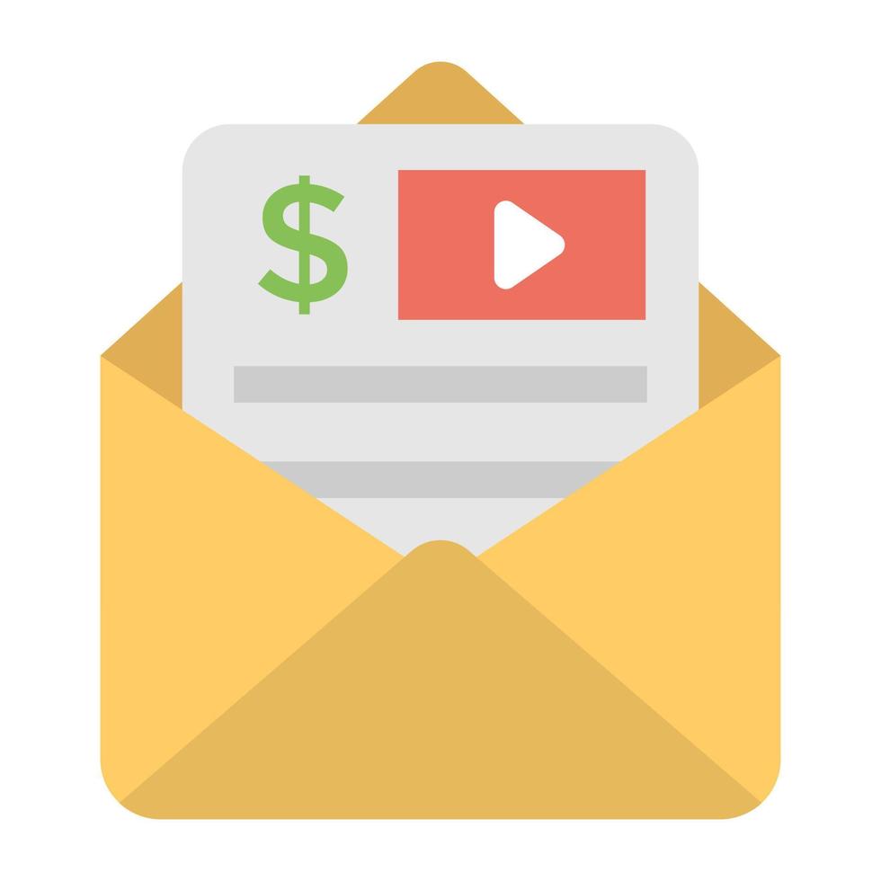 Trendy Email Marketing vector