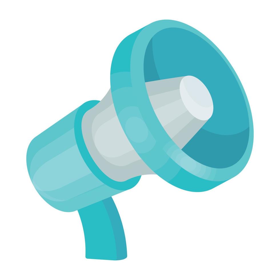 Trendy Megaphone Concepts vector