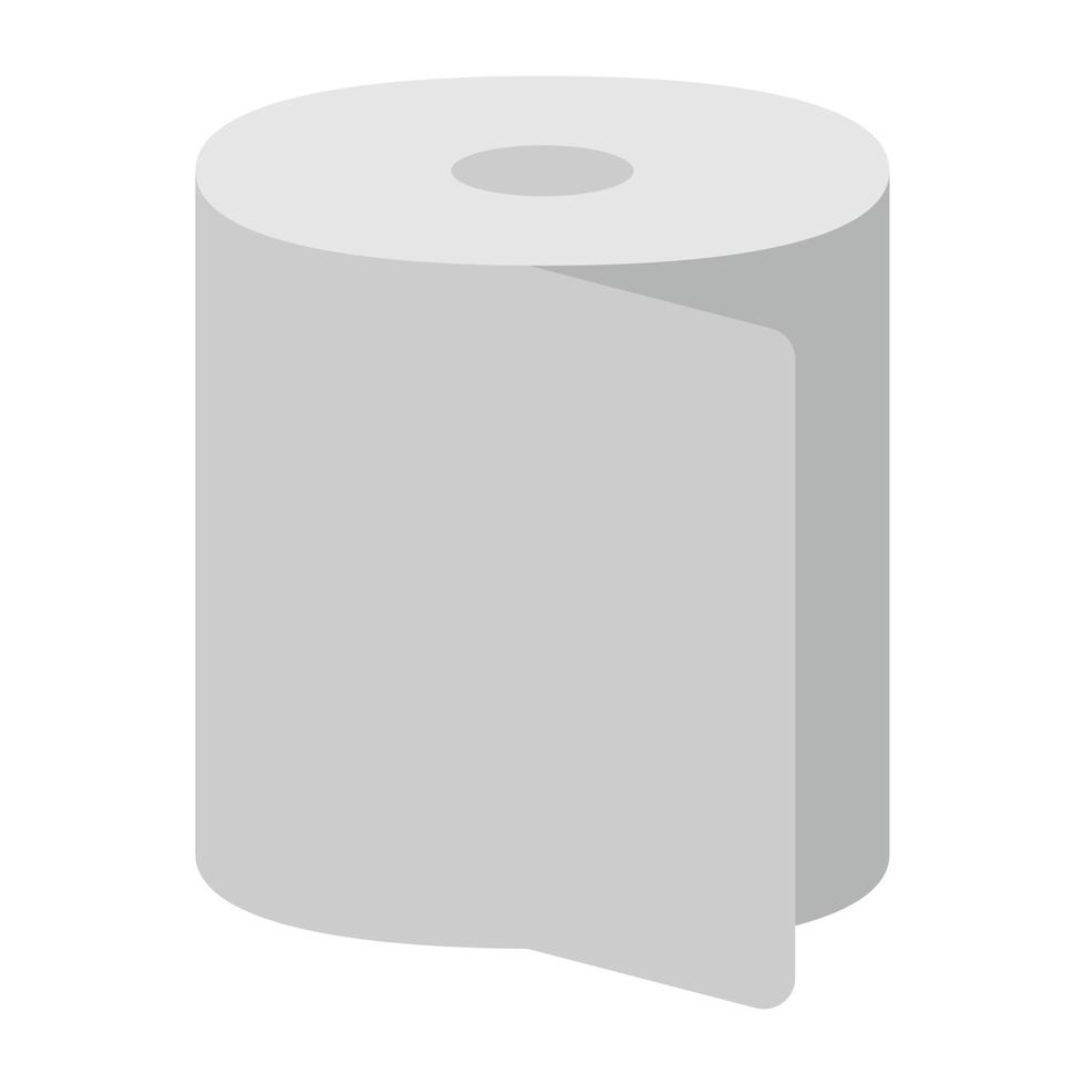 Trendy Toilet Paper vector