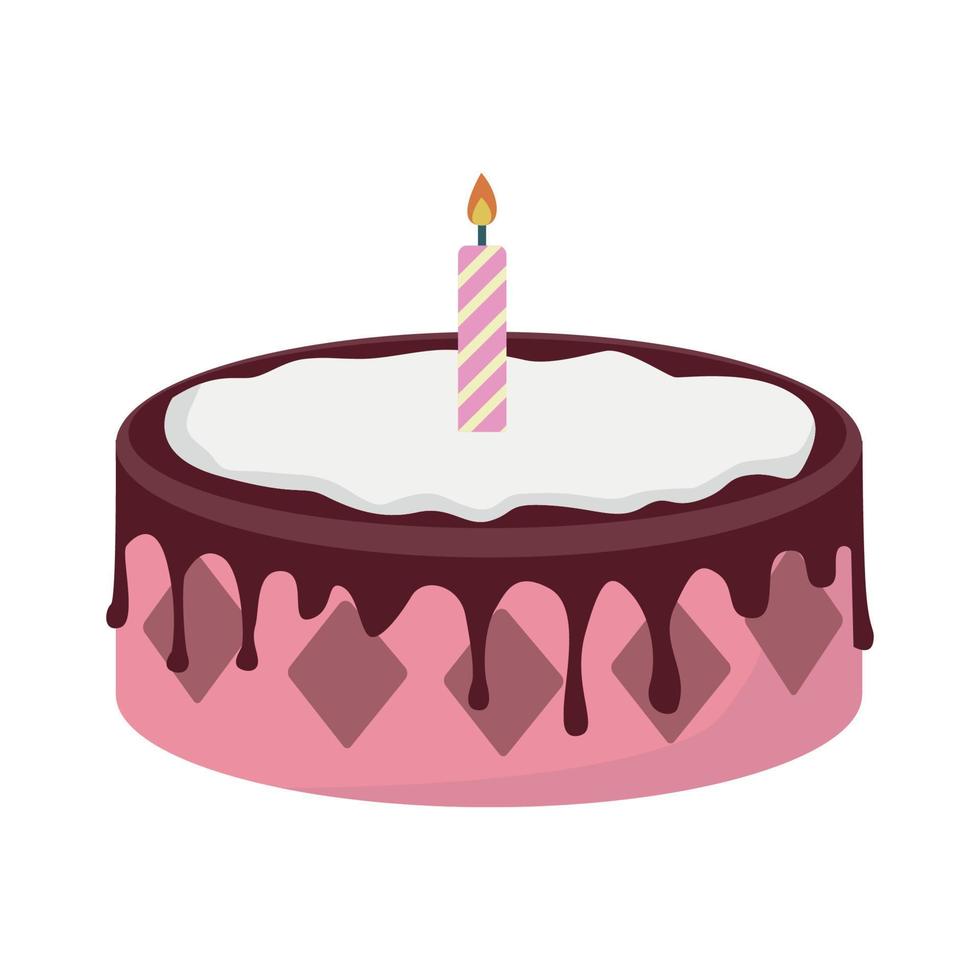 Vector illustration of cake