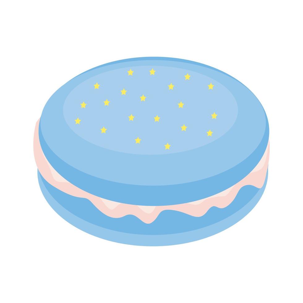 ilustración vectorial de macarrón vector