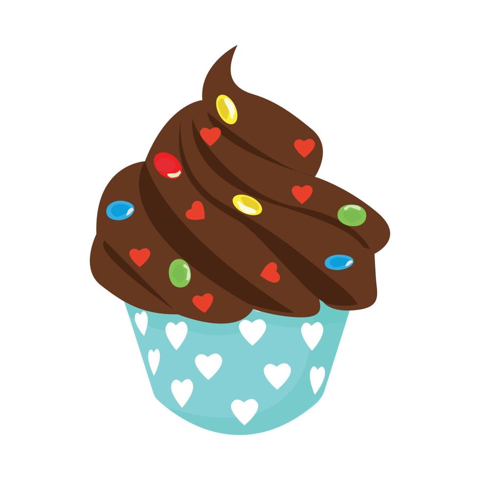 Vector illustration of Muffin