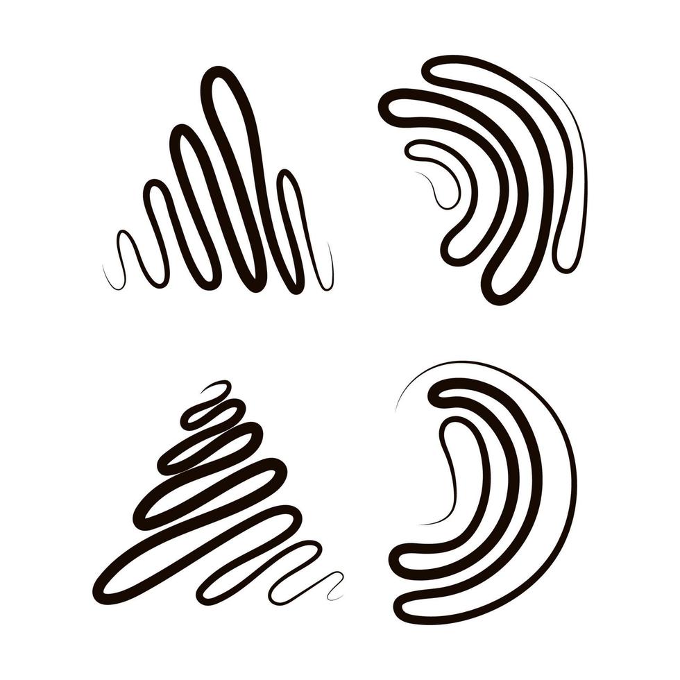Linear Bend Set vector