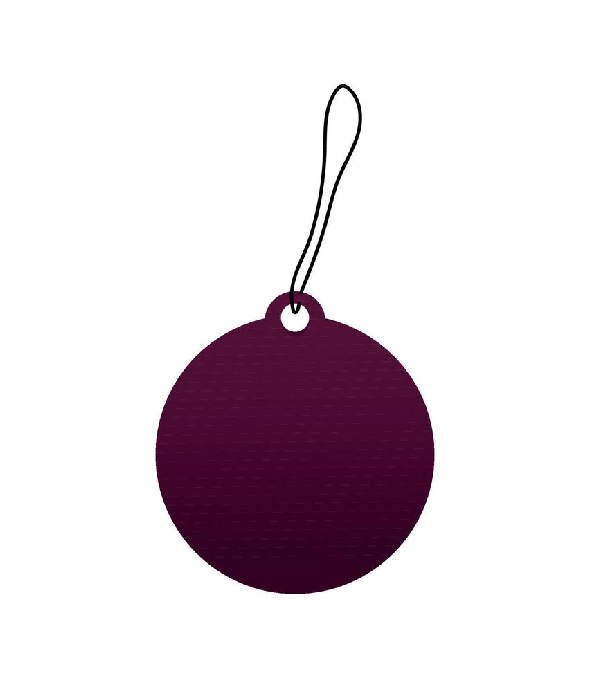 Vector illustration of tag