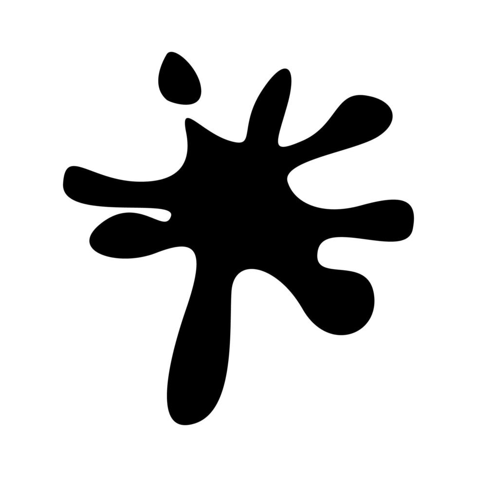 Vector illustration of Blot and Splashe