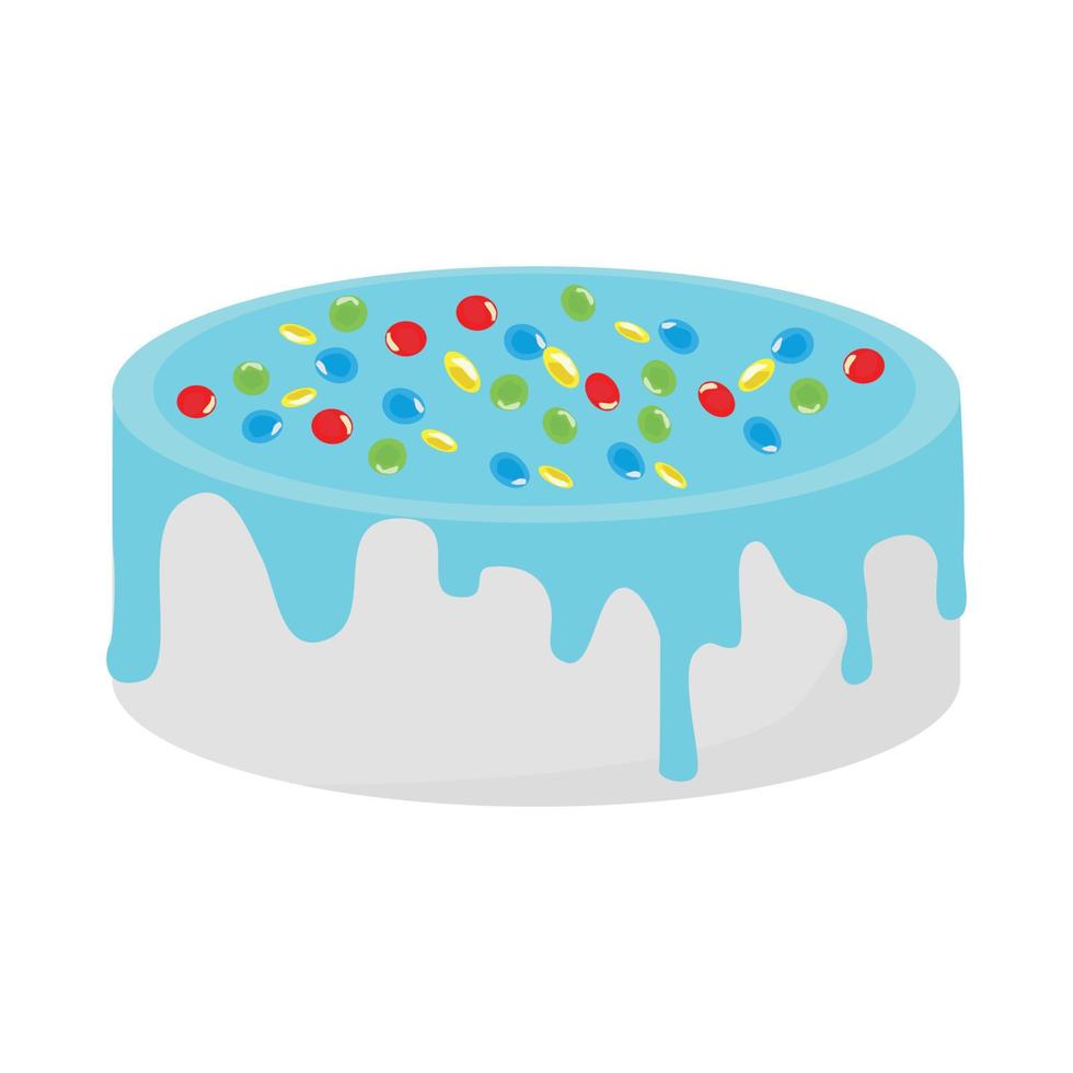 ilustración vectorial de pastel vector