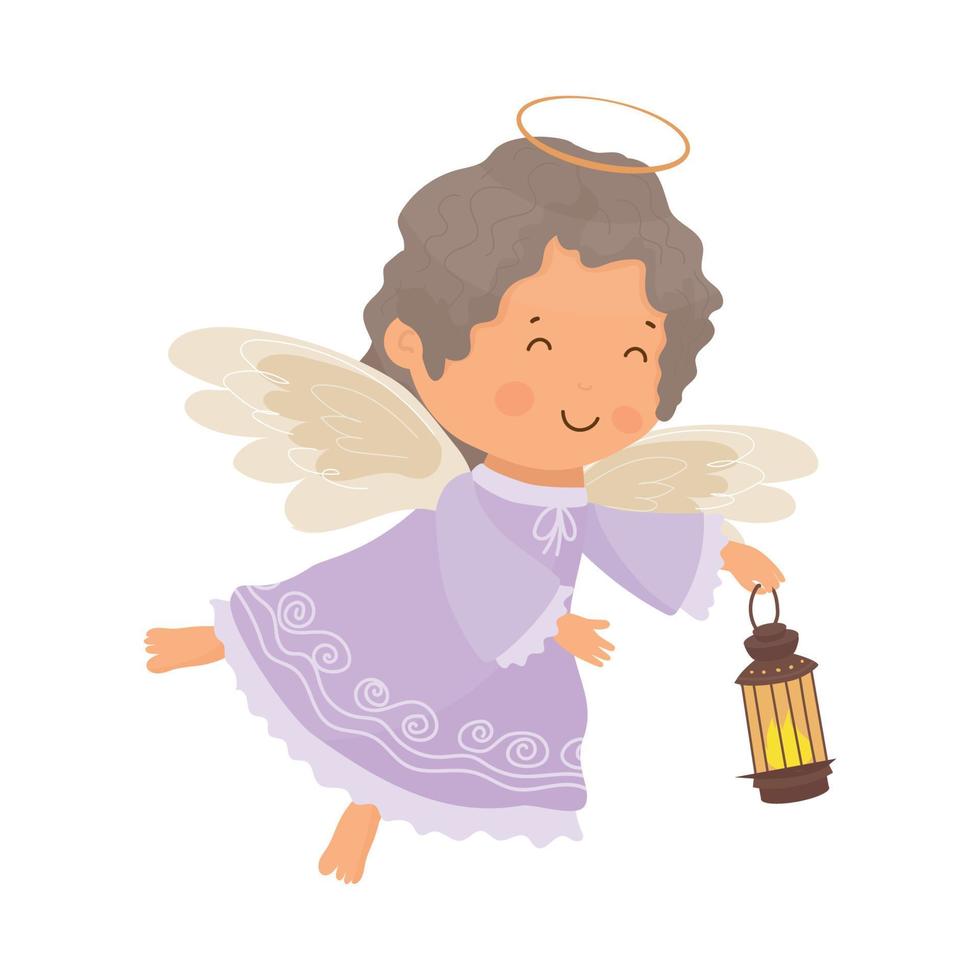 ilustración vectorial de ángel vector